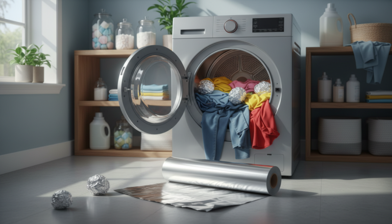 Efikasno sušenje veša pomoću aluminijumske folije