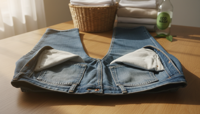 Ključne prednosti pranja farmerki naopako