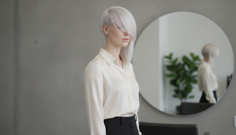 asimetrični biksi frizura frizerski salon