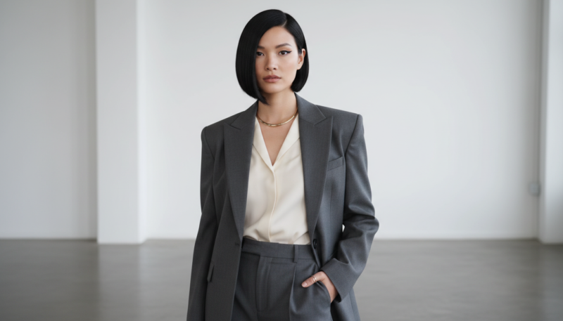 asimetrični bob frizura frizerski salon