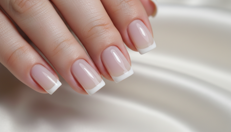 milk nails manikir gel