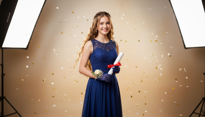 svečane frizure za dugu kosu maturu