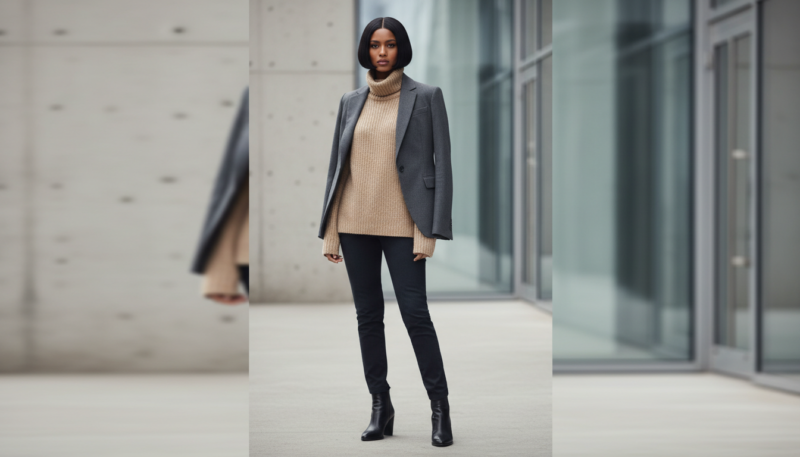 turtleneck bob frizura