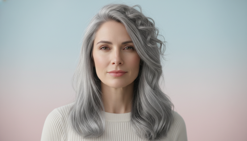 gray blending na različitim teksturama kose gray blending na različitim teksturama kose